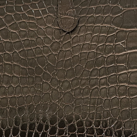 EUC Aldo Croc Embossed Leather Clutch - Picture 9 of 10